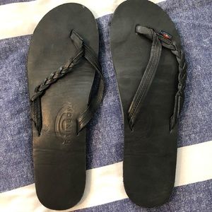 Women’s size 10 rainbow flip flops